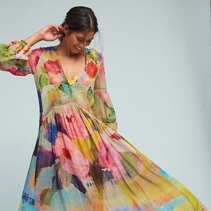 NWTS! Anthropologie BL-nk Albano Caftan Size S/M